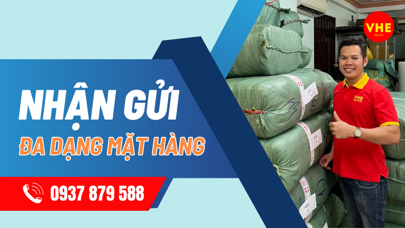 nhận gửi đa dạng mặt hàng