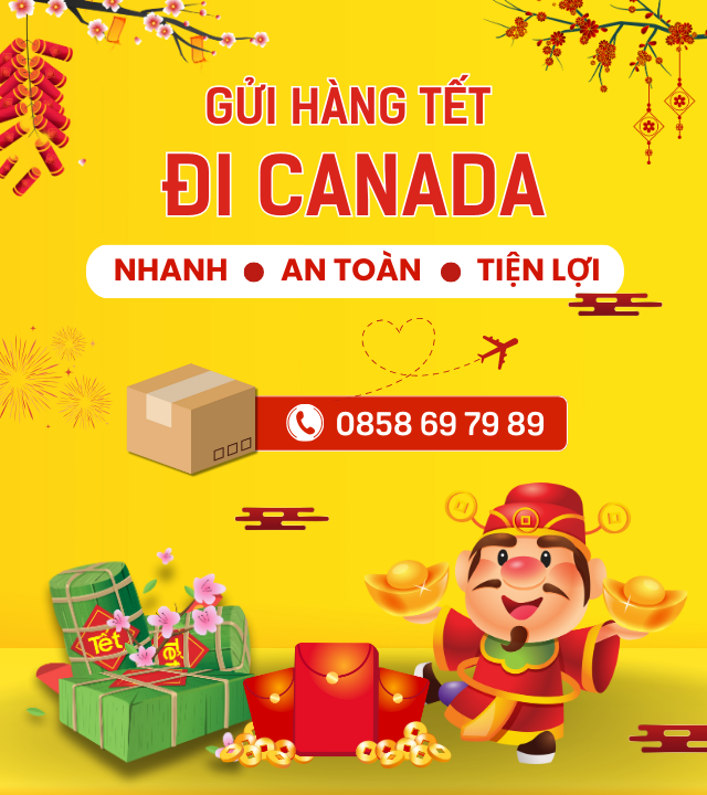 Gửi hàng Tết đi Canada