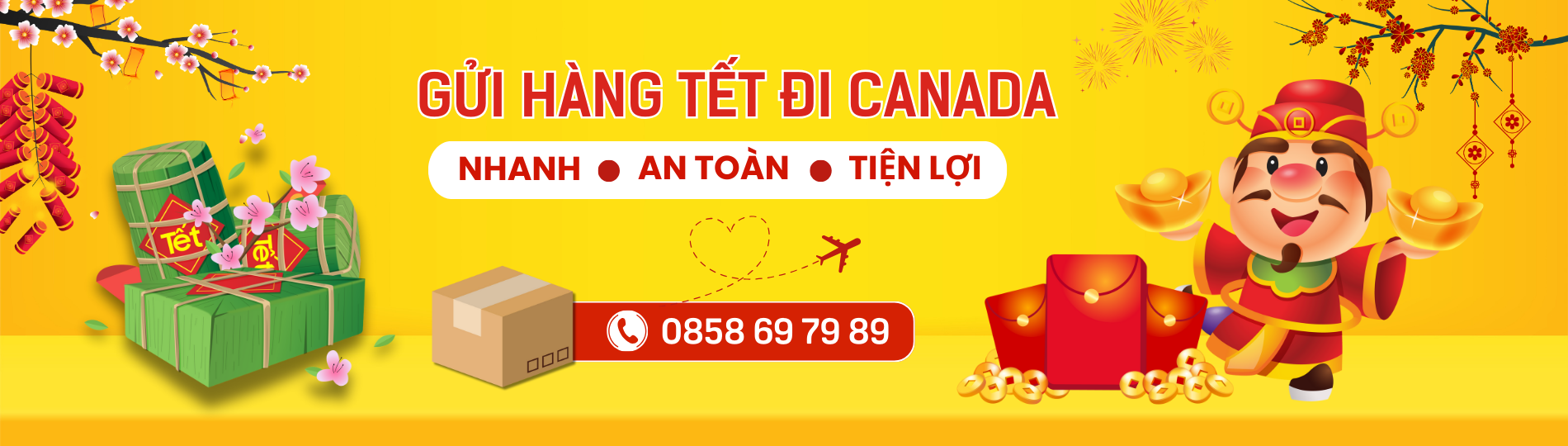 Gửi hàng Tết đi Canada