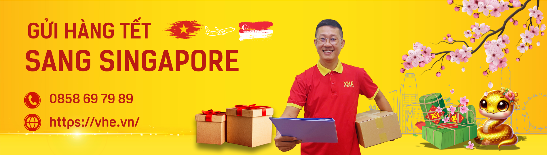 Gửi hàng Tết đi Singapore